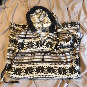 Winter dress with hood